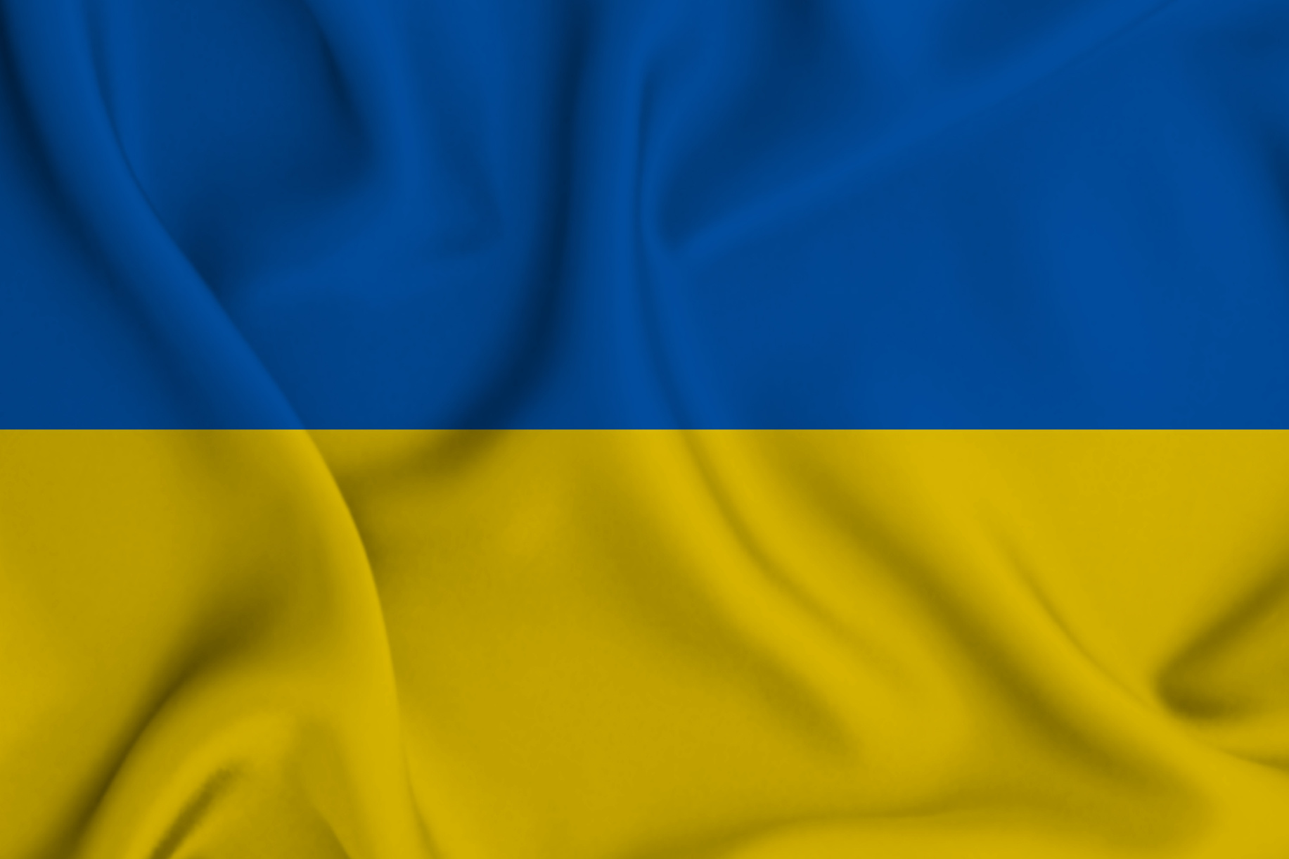 waving flag of Ukraine