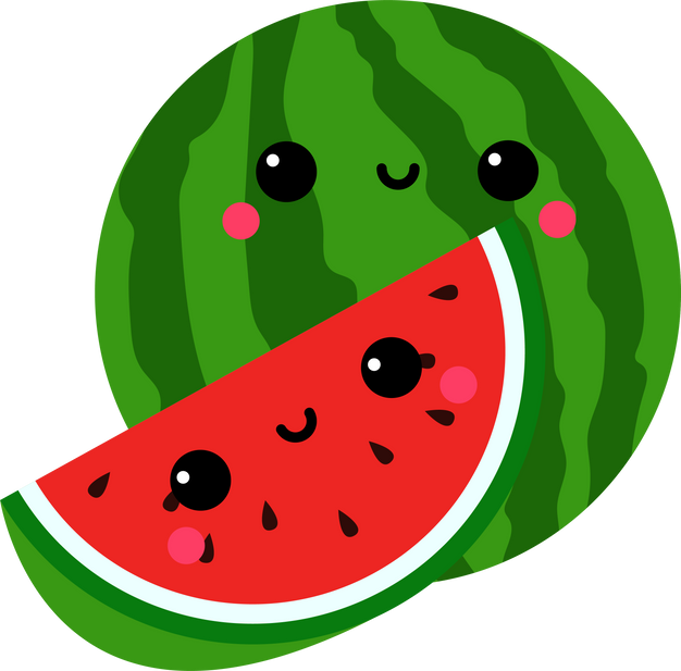 Cartoon Watermelon Illustration
